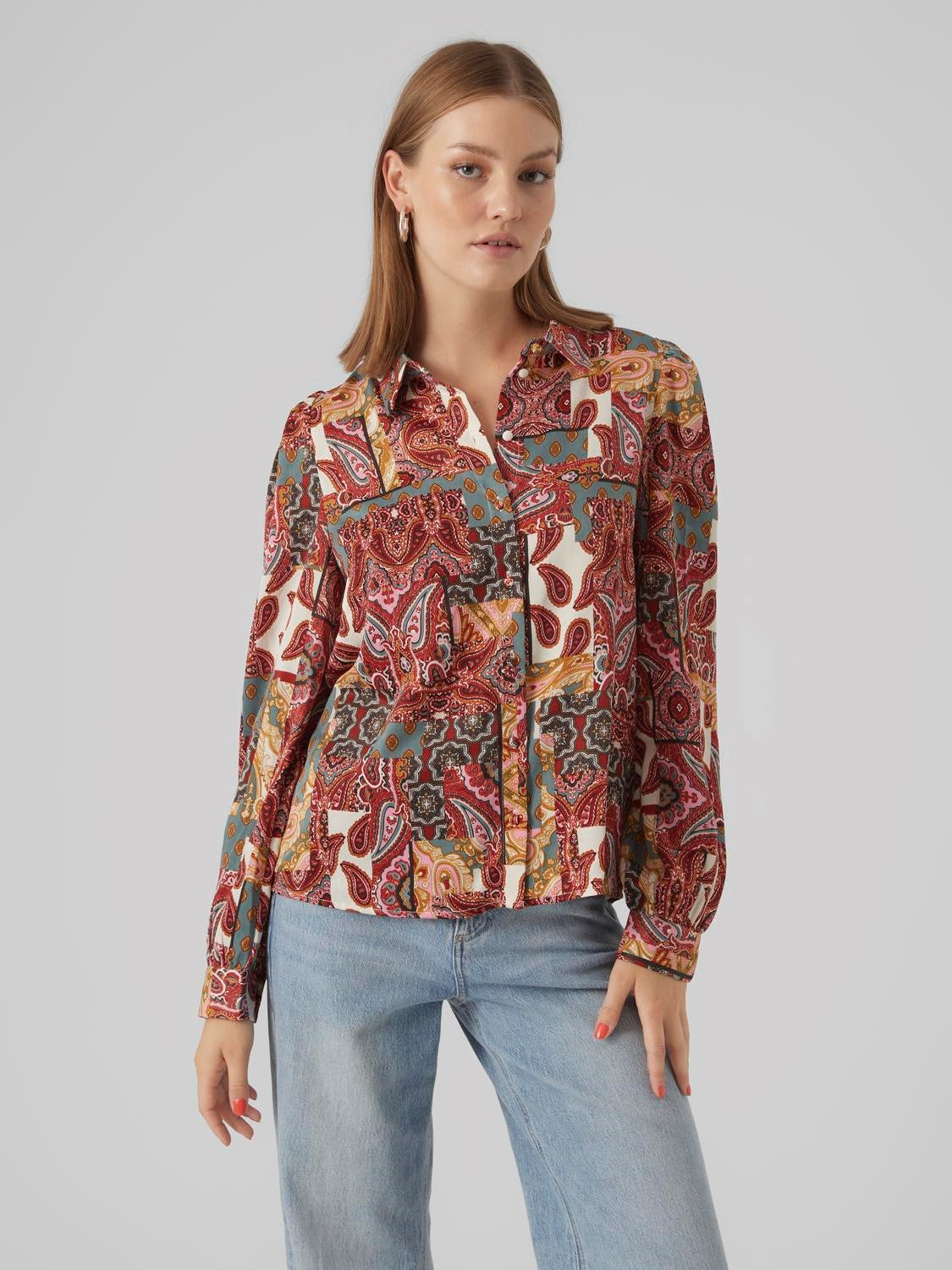 Chemise motif multico
