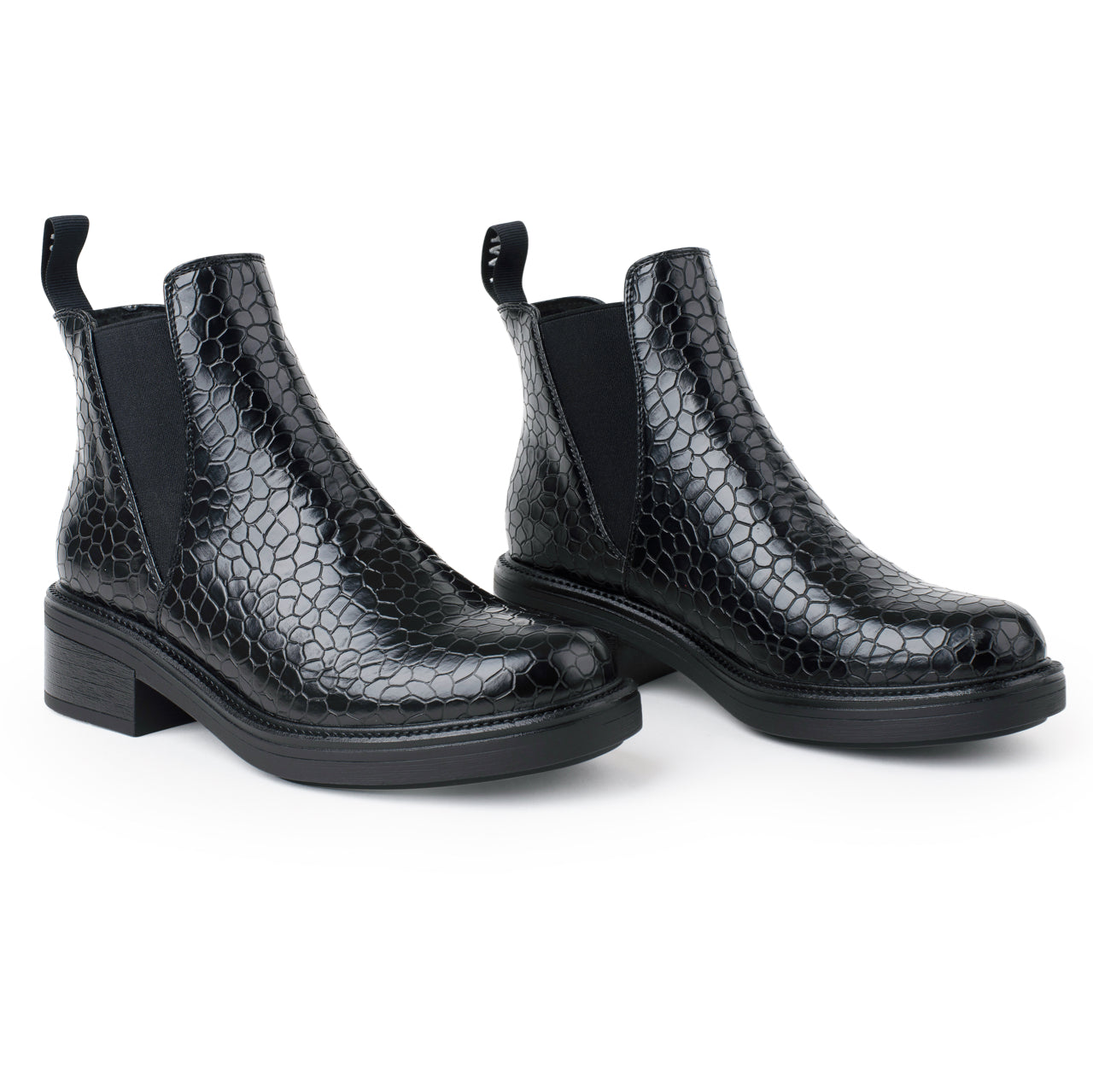 Bottines croco
