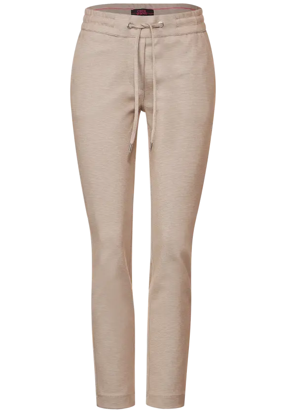 Pantalon jogg' beige