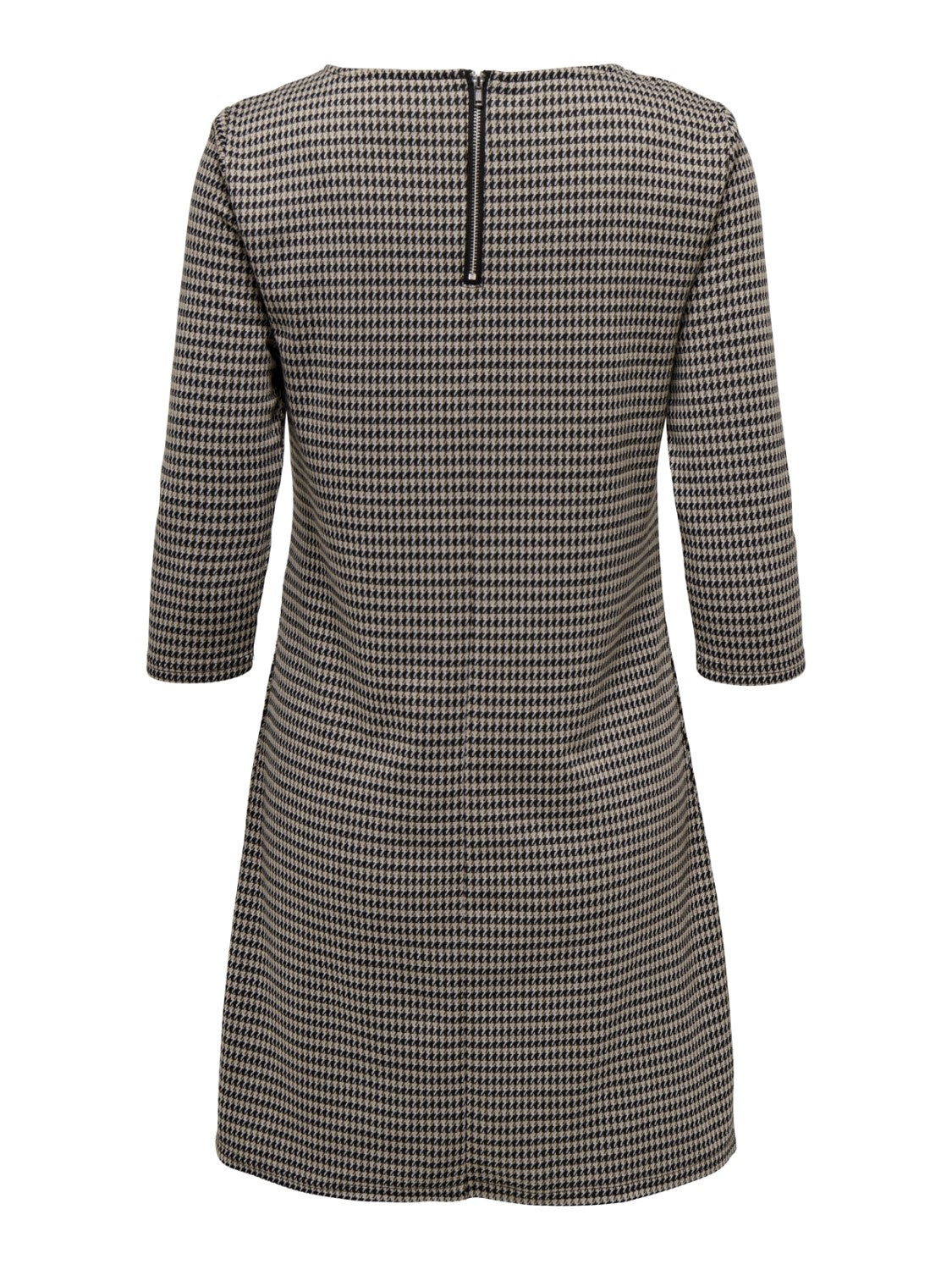 Robe manches 3/4 à carreaux