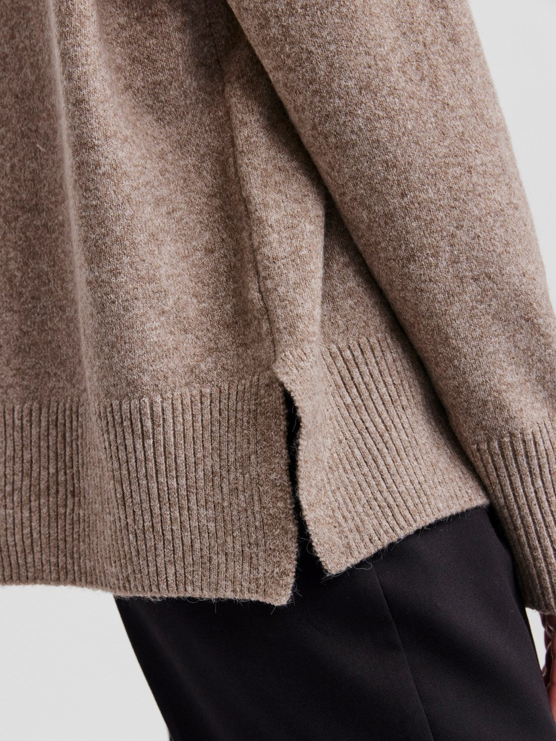 Pull col roulé oversize