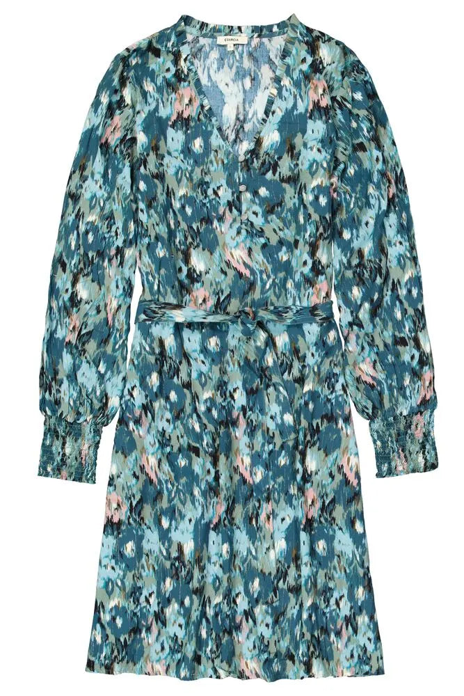 Robe chemisier printée