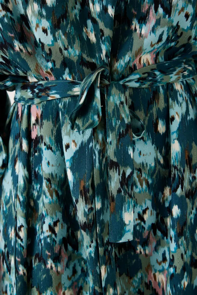 Robe chemisier printée