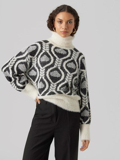 Pull col roulé tout doux