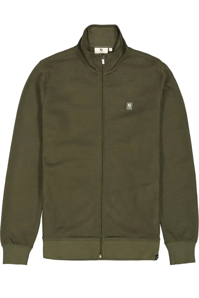 Gilet zipé col montant