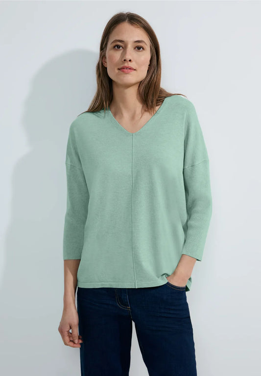 Pull-over en tricot fin 3/4