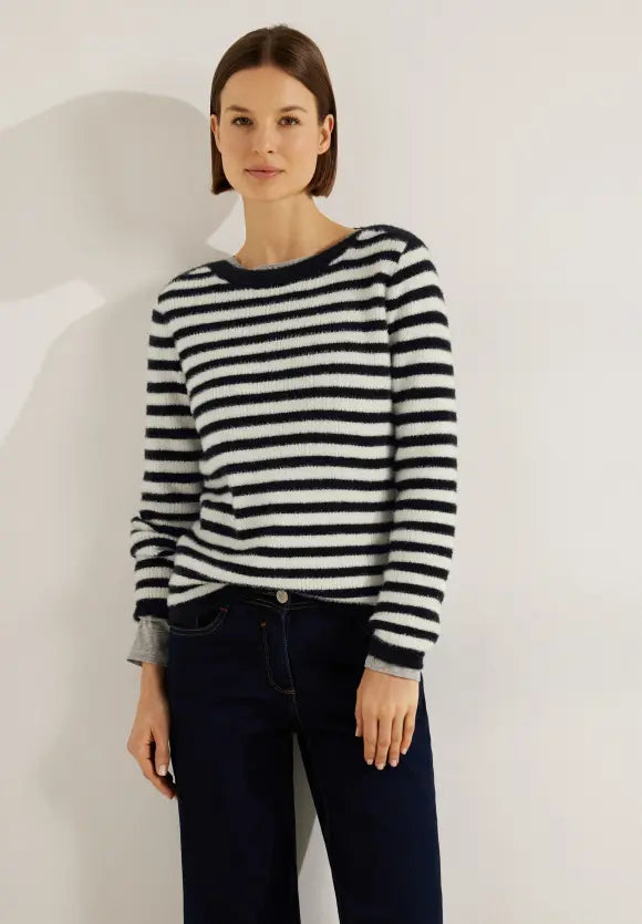 Pull rayé tout doux