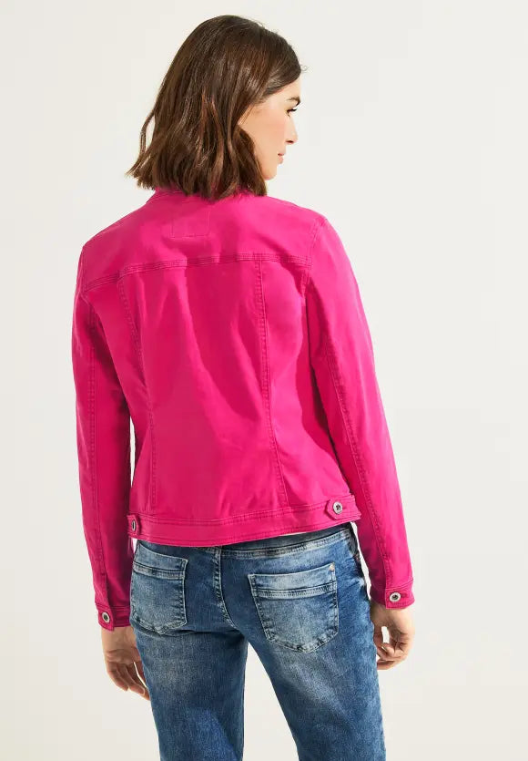 Veste en jean de couleur