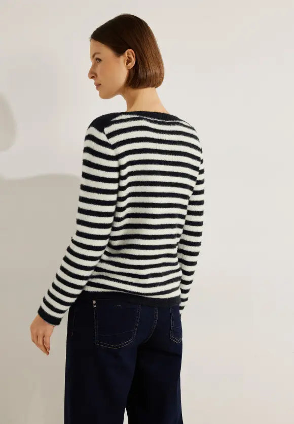 Pull rayé tout doux