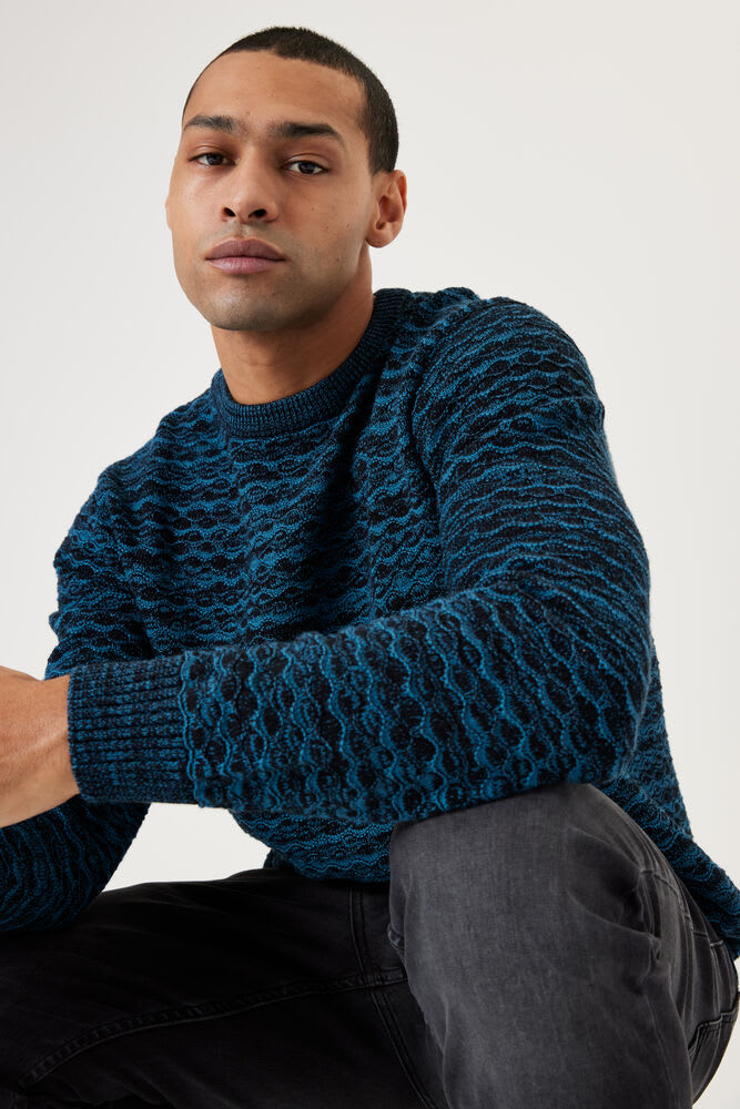 Pull en maille col rond