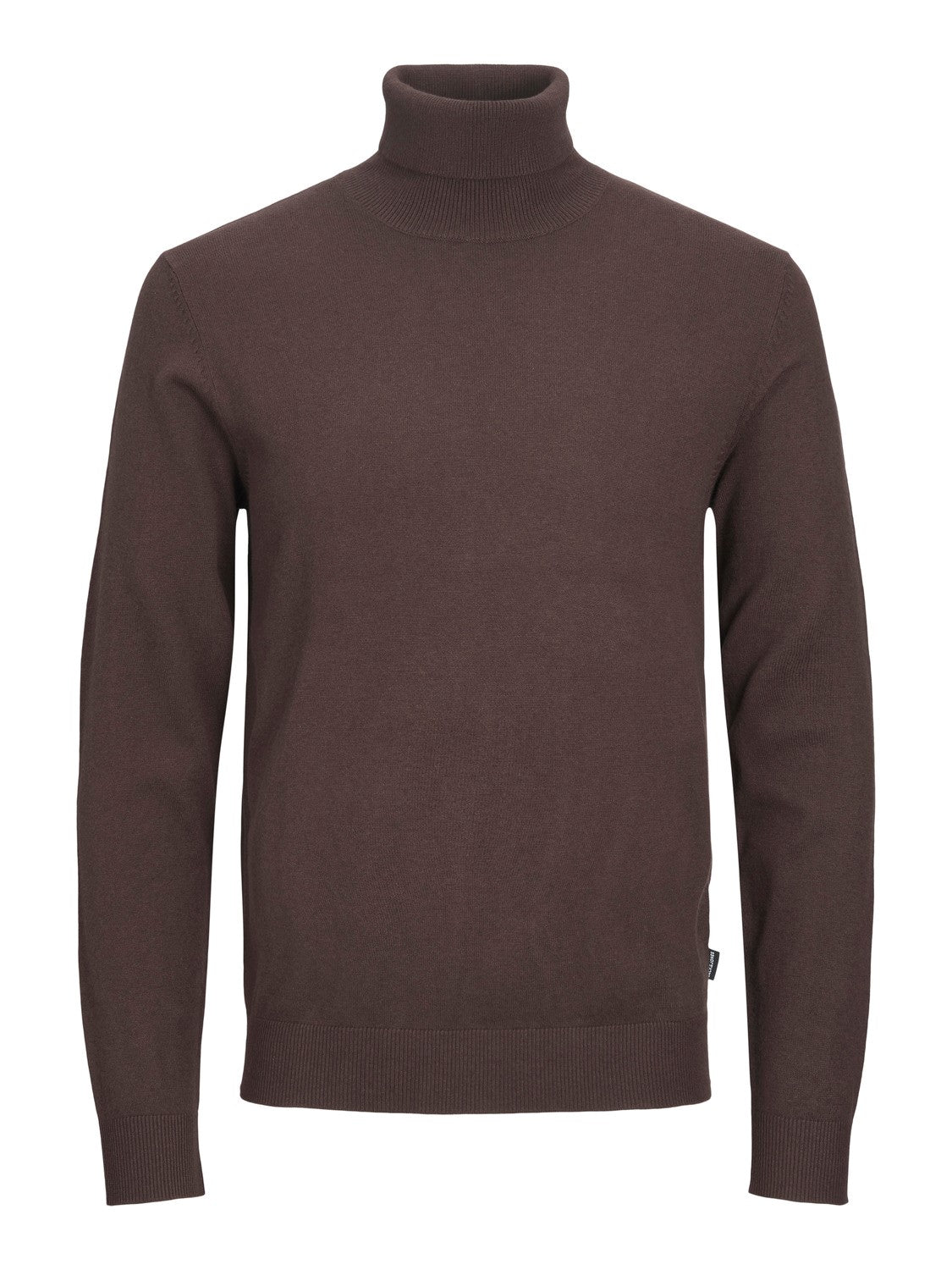 Pull col roulé uni