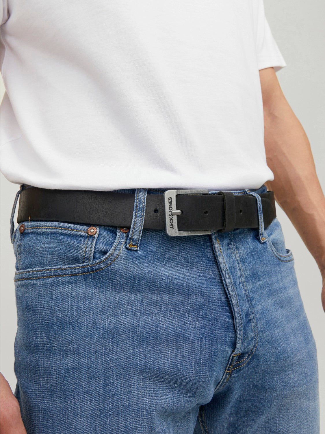 Ceinture en cuir noire
