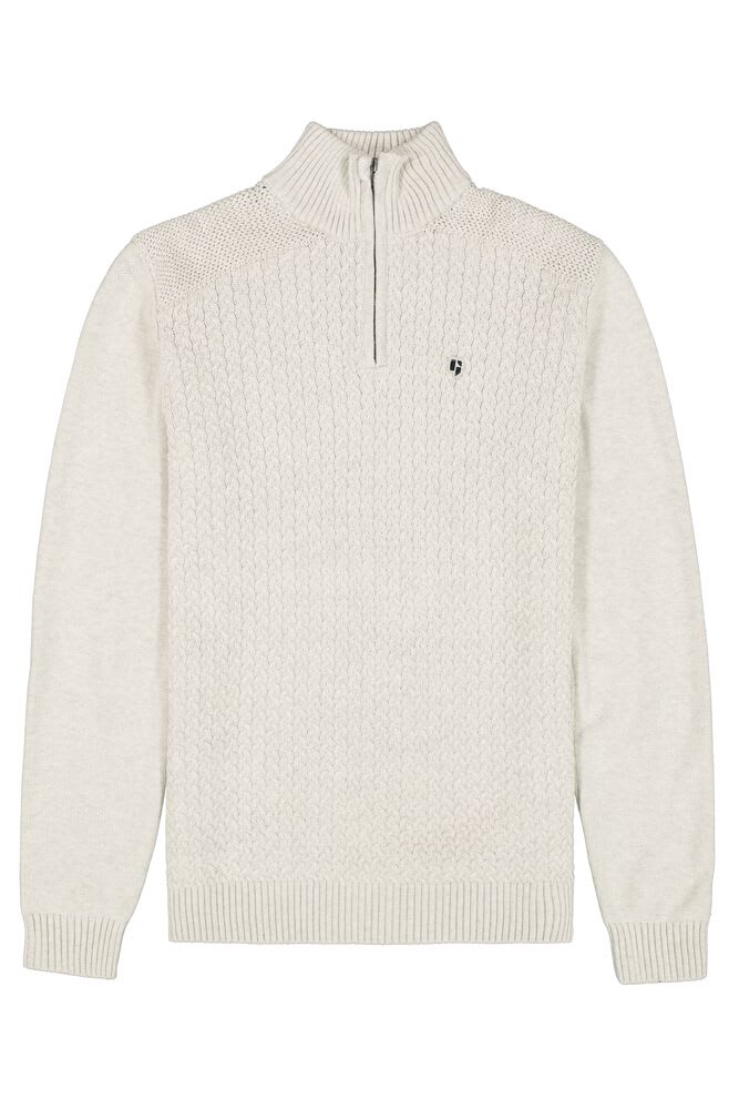 Pull en maille avec zip