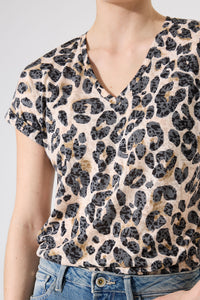Tee-shirt léopard