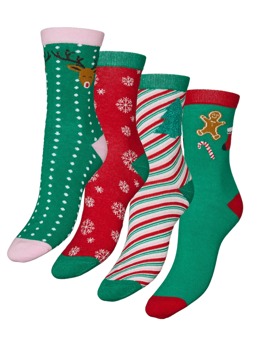 Lot de 4 chaussettes de Noël