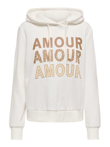 Sweat à capuche "amour"