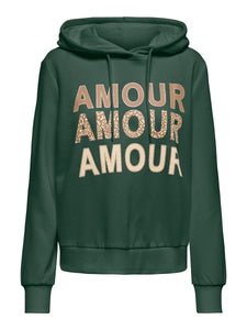 Sweat à capuche "amour"