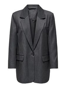 Blazer mi long chiné