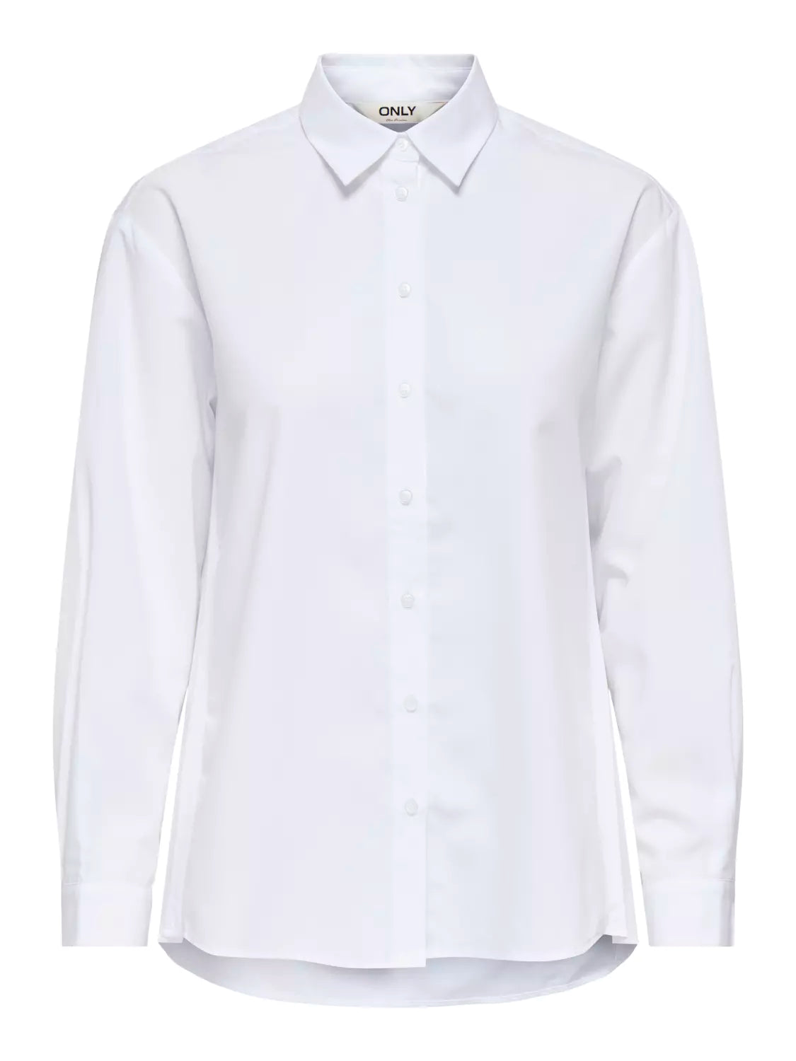 Chemise unie à fronces