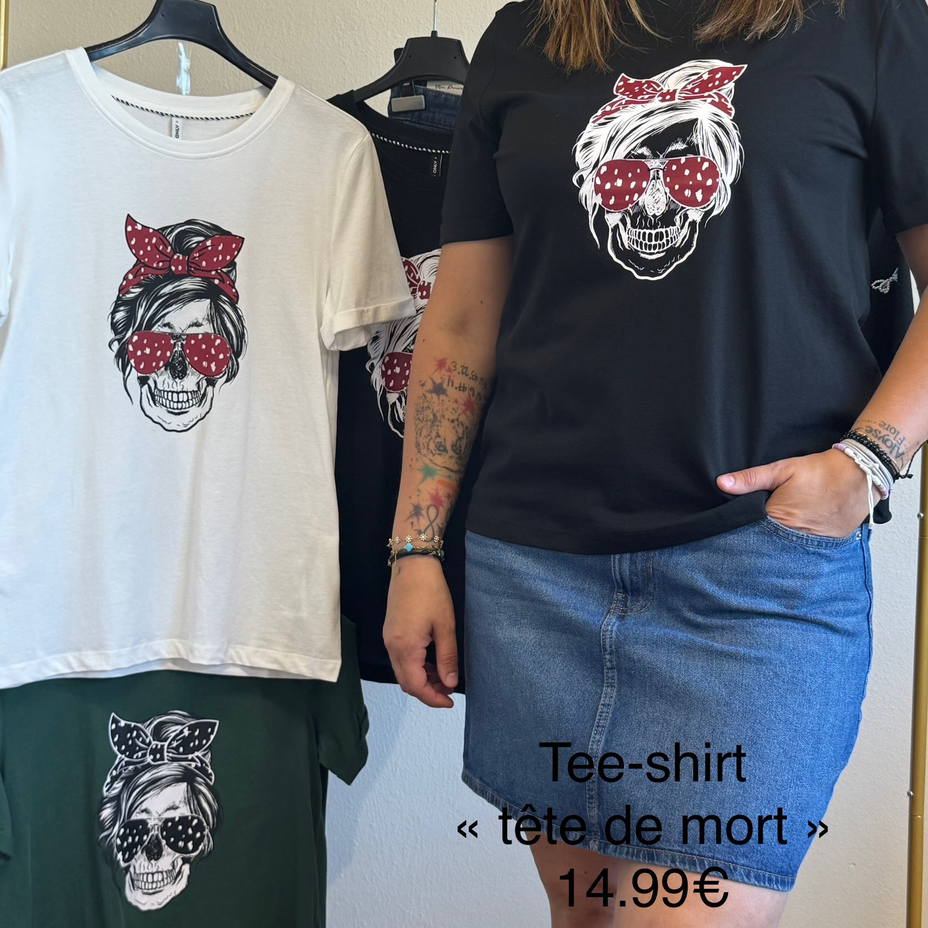 Tee-shirt "tête de mort"