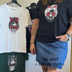 Tee-shirt "tête de mort"