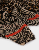 Charger l&#39;image dans la galerie, Foulard gaufré léopard
