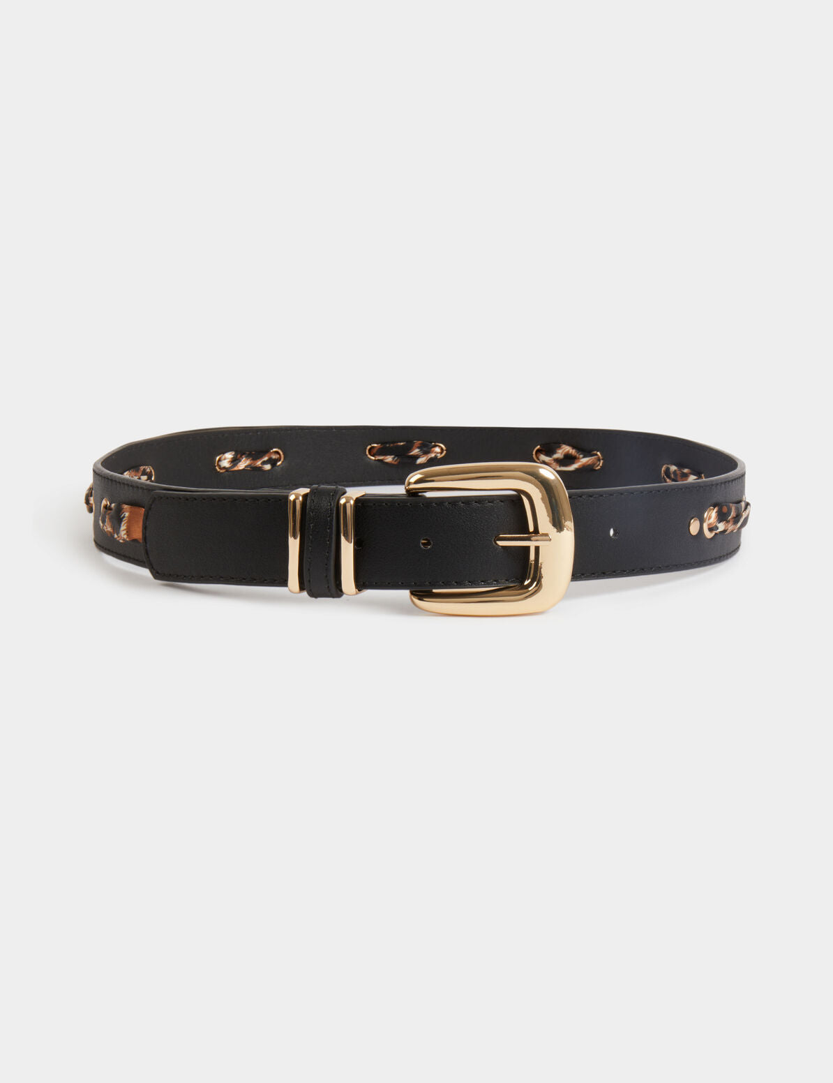 Ceinture simili et tissu