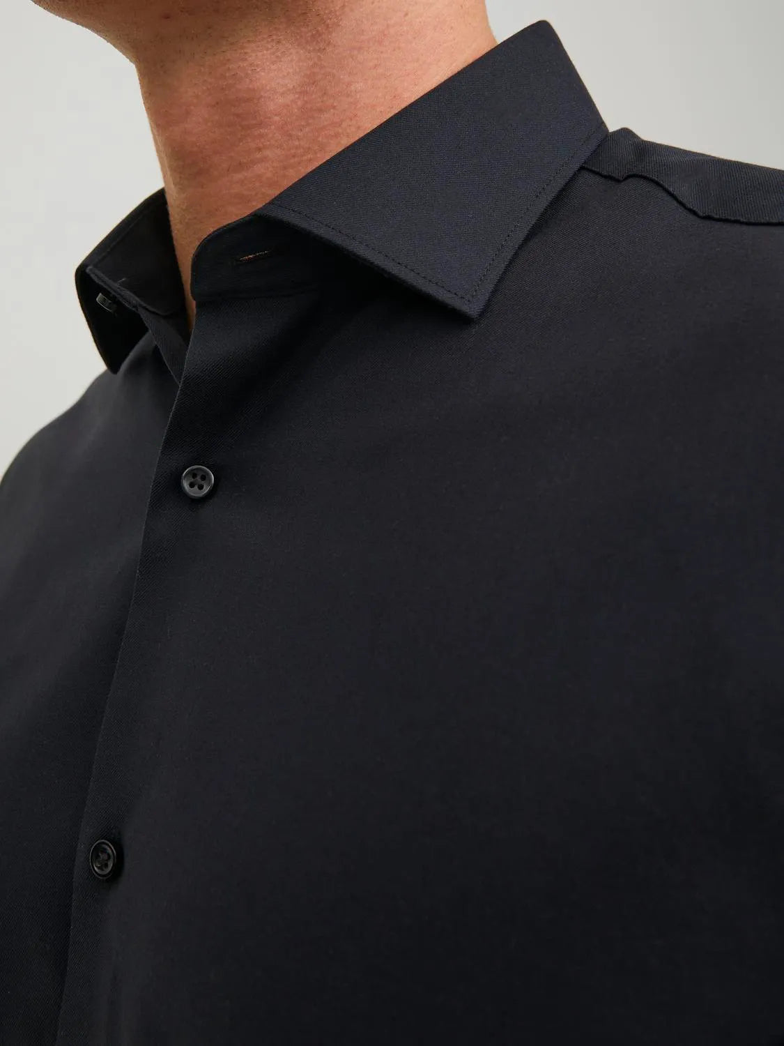 Chemise unie noire