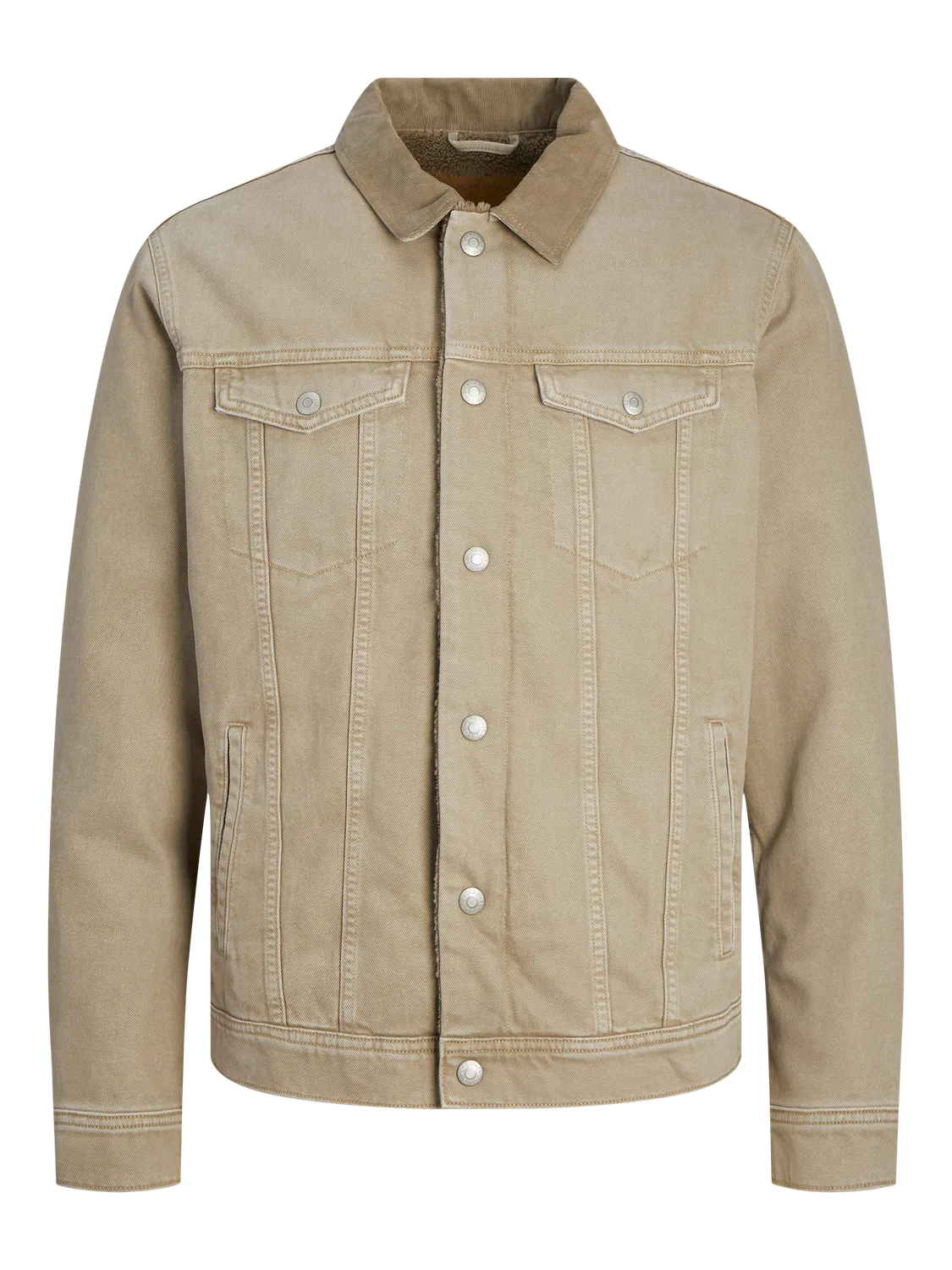 Veste en jean fourrée