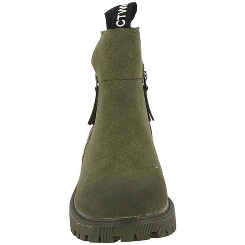 Bottines plates nubuck