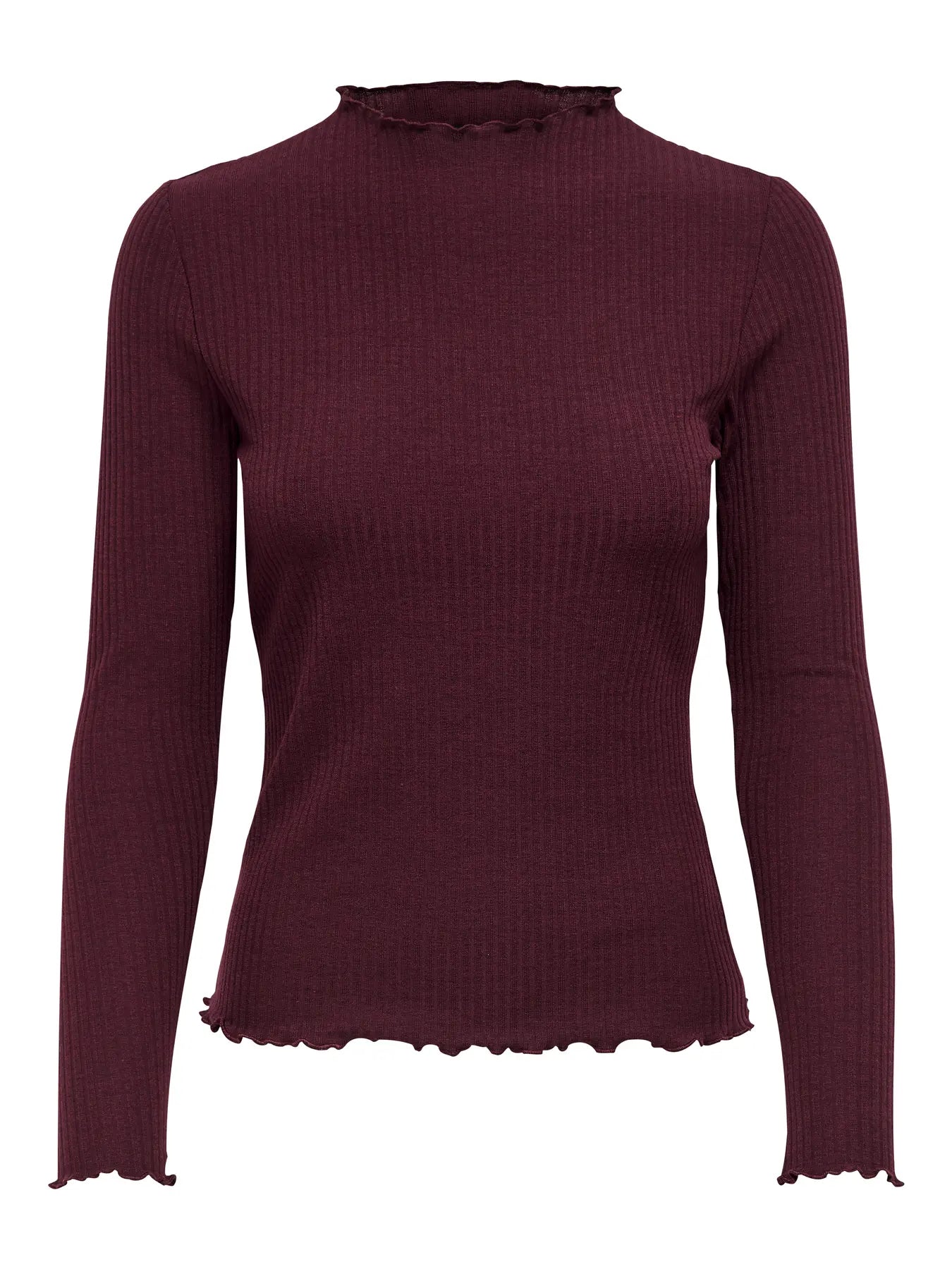 Pull col montant uni