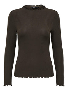 Pull col montant uni