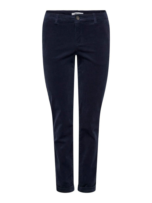 Pantalon chino en velours