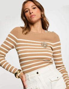 Pull à rayures