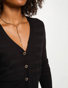 Gilet à boutonnage uni