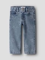 Charger l'image dans la galerie, Jeans motifs coeurs
