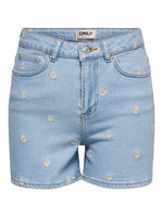Charger l'image dans la galerie, Short jeans à motifs
