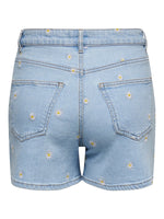 Charger l'image dans la galerie, Short jeans à motifs
