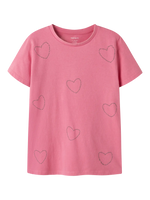 Charger l'image dans la galerie, Tee-shirt dessin coeurs

