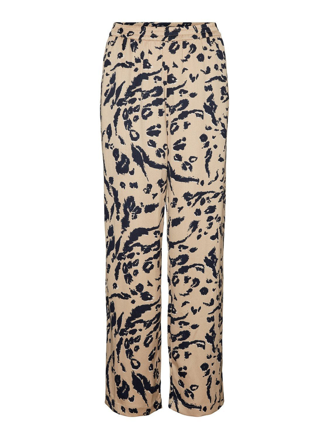 Pantalon léger fluide imprimé léopard