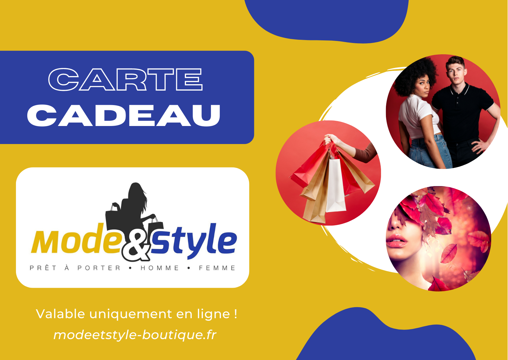 CARTE CADEAU (valable uniquement en ligne)